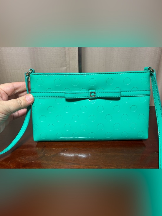 kate spade Handbags - Kate Spade Patent Polka Dot Shoulder Bag